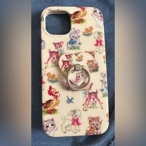 Velvet Caviar baby animals iPhone 13 case